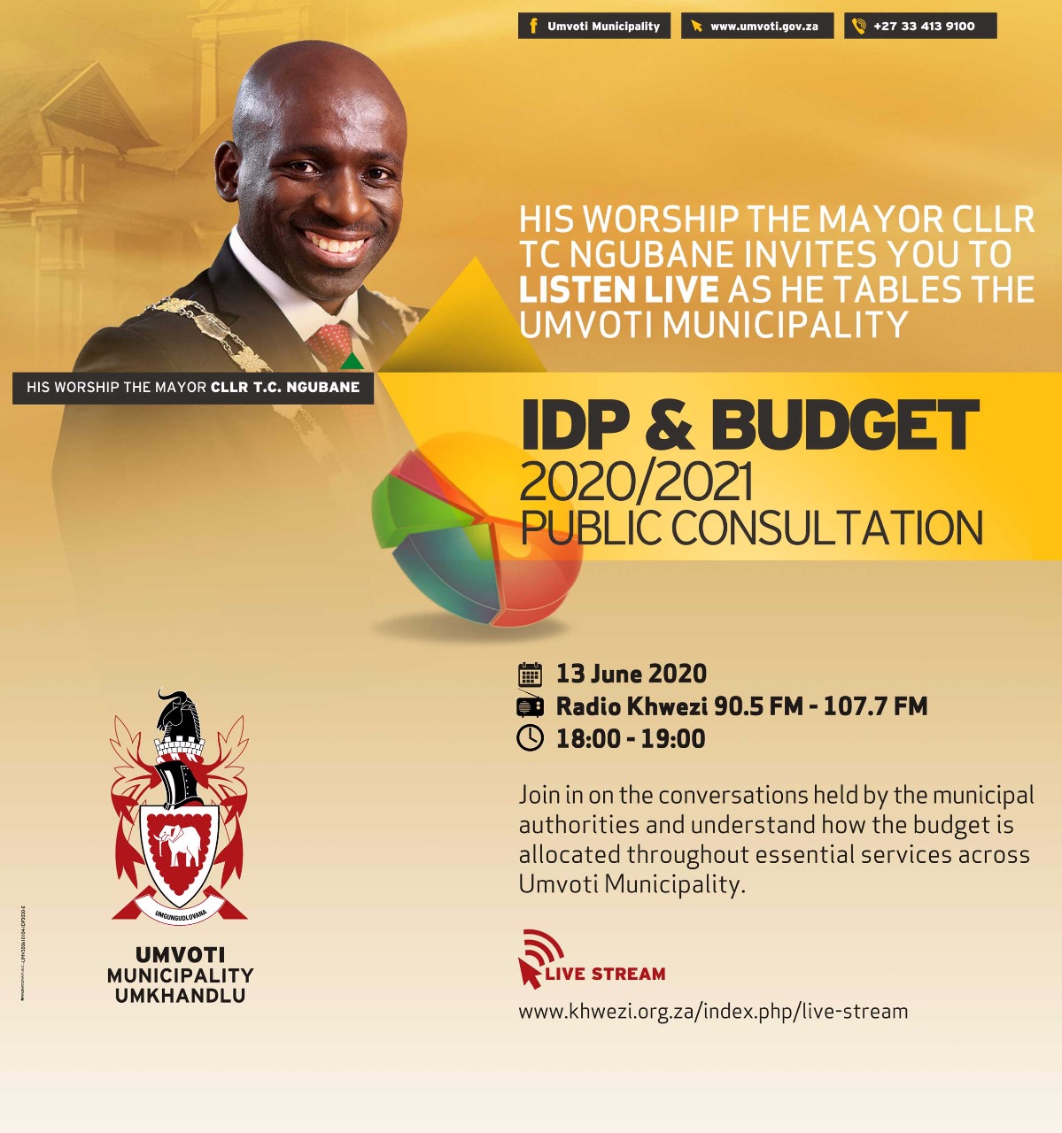 IPD & Budget 2020/2021 - Umvoti Municipality